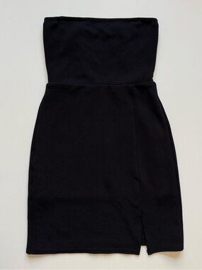 Katie J NYC Tween Girls Strapless Black Textured Tube Dress - Size M (10)